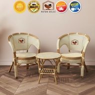 Latest Aesthetic Rattan Rainbow Patio Chair Minimalist Rattan Lounge Guest Chair/ Finishing