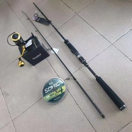 Set ROD + REEL *** FREE 100meter 10lb x4 braid