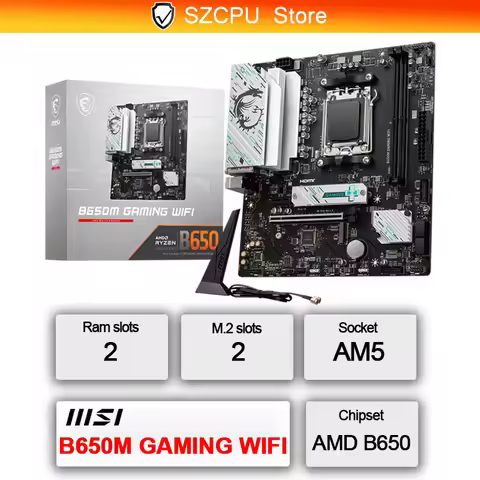New MSI B650M GAMING WIFI AMD B650 AMD Ryzen ™ 7000 8000 Series motherboard Socket AM5