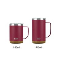 TYESOแก้วน้ำ แก้วกาแฟขนาด530ML./710ML. แก้วเก็บความเย็น แก้วแบบมีหูจับ แก้ว แก้วสแตนเลส304