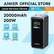 Anker Prime Power Bank 20000mAh 200W Fast Charging USB C Laptop Power Portable Charger A1336