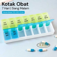 7-Day Day and Night Medicine Tablet Capsule Storage Box - FD7