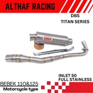 Racing EXHAUST DBS PNP SUPRA VEGA JUPITER KHARISMA SMASH SHOGUN REVO ASTREA ETC