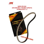 ( MEAUSU JAPAN ) HYUNDAI GETZ 1.3 FAN BELT ( 3PK675 )