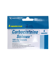 Solmux Carbocisteine 500 mg 4 capsules