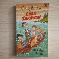 NOVEL FIVE FRIENDS IN THE TREASURE ISLAND BY ENID BLYTON