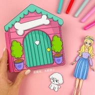 Busy Book Girls Quite Book Princess Ellie DIY Buku Mainan Edukasi Paper Doll