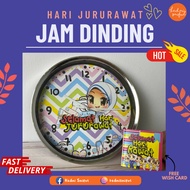 JAM DINDING HARI JURURAWAT | JAM CUSTOM | NURSE'S DAY | WALL CLOCK | HADIAH HARI JURURAWAT