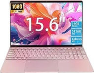 15.6" Laptop Computer, N95 Processor (4C4T, 1.7-3.4GHz) Gaming Laptop 16GB RAM 512GB PCIe SSD, FHD D