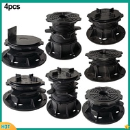 【RX0】 4Pcs Height Adjustable Decking Support Pedestal Set Eliminate Slope Difference