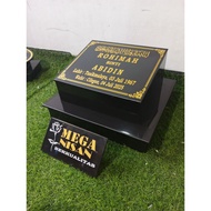 TUGU 45x40 TOMBSTONE QUALITY TOMBSTONE @ GRANITE TILE TOMBSTONE / + WOODEN PCAKING