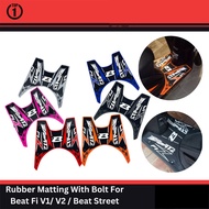 Top1 Motors Rubber Matting Design For Honda Beat/Beat Fi V1 V2/Beat Street Motocycle 7045