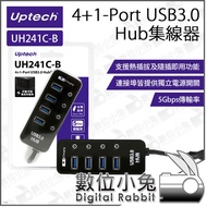 Digital Bunny [Uptech Dengchangheng UH241C-B 4+1-Port USB3.0 Hub Hub] 4-Hole