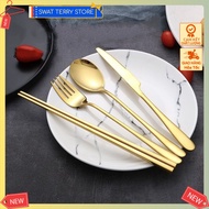 ️ 4-Piece Stainless Steel Cutlery Set Home Decor