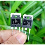 Transistor D1047 and B817 - 2SD 1047 and 2SB 817 Original To-3Pdan D718 and B688 To-3P Korean