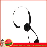 Punkstyle Telephone Headset Phone H360‑RJ9 with HD Microphone for Customer Service