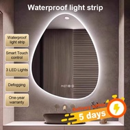 Cermin estetik Bathroom LED mirror with light wall mounted high-definition mirror glass material镜子