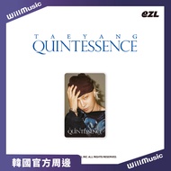W Happy Guest💃Pre-Order Sun TAEYANG (BIGBANG) -QUINTESSENCE _ EZL TRANSIT CARD Traffic CARD