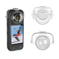 For Insta360 X3 Transparent Lens Cover Protective Cap Action Camera Lens Guard Protector for Insta360 X3 Accessories