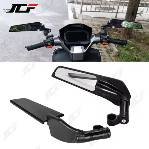 For Ducati HYPERMOTARD 1100 821 796 939 Diavel Universal Motorcycle Mirror Wind Wing side Rearview R