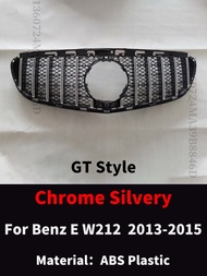 For Mercedes Benz E W212 2009-2015 E260 E300 E350 E200 GT Diamond Style Grille Front Bumper Grill Tu