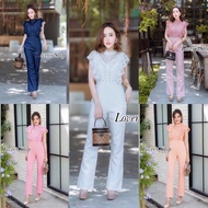 TW10969 Lace Jumpsuit With Long Sleeves
