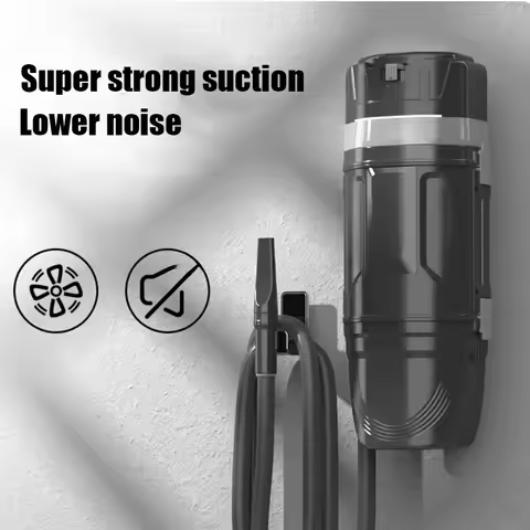 Electric 2100W Industrial Wet Dry Wall-Mounted Remote Control Smart Home Car Seat Cleaning Vacuum Cl