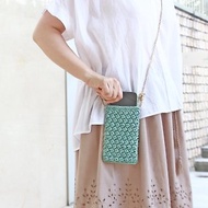 手機袋 斜孭袋側背包 3色可調長度 日本拉菲草 人手編織 輕盈耐用