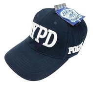 美國 US NYPD   紐約市警察局 POLICE 波麗士 紀念 棒球帽 小帽 藍色