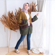 Cardigan Sweater Rajut Cable Tebal PREMIUM Cardigan Rajut Jumbo Mariza