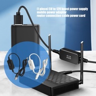 GENUG 47 2Inch USB 5V to DC5 5x2 1mm 9V 12V Power Conversion Cable for Routers