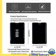 RFID Card Sleeve Passport Protector Aluminum Foil Anti Skimming Block NFC Waterproof EZ Link Credit 
