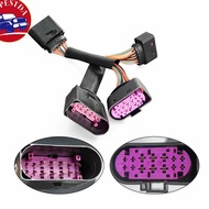 2* Car HID Xenon Headlight 14pin female to 14Pin Male Connector Adapter Pigtail 1J0973737 1J0973837 