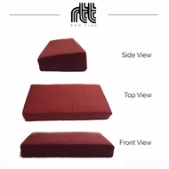 |Ren Ting|SG Seller| Sloping Meditation Cushion with Coconut Husk Removable Fabric Cover Futon 椰丝禅坐垫跪拜垫打坐垫襌修垫