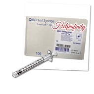 BD 1ml Luer-Lok Tip Syringe 100s (EXP: 04/25)
