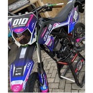 Klx DECAL / KLX DECAL STICKER / KLX DECAL FREE CUSTOM NAME AND NUMBER-0003