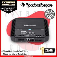 Rockford Fosgate Punch P500X1bd Mono subwoofer amplifier — 500 watts RMS x 1 at 1 ohm