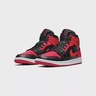 Air Jordan 1 Mid Banned 黑紅 554724-074 US8 黑紅