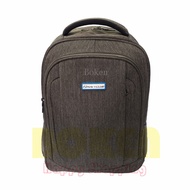 Navy Club 5933 Brown Backpack Unisex Original Support Laptop With Raincover