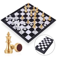 Chess game Magnetic Travel Chess Set with Folding Chess Board Educational Toys for Kids and Adults
