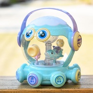 Pat Pat Drum Baby Toy Rotating Carousel Hand Pat Drum Early Education Music Six-Sided Baby8-12Months