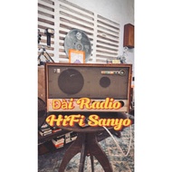 SANYO SS-880 Bulb Radio Works GOOD WITH AUX