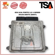 ECU KIA FORTE 2.0 4 SPEED - 39102-2G070 [G007] / SIM2K-141 ENGINE CONTROL UNIT OFF IMMO PLUG AND PLA