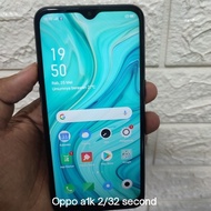 Handphone second Oppo a1k Bekas murah