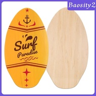 [Baosity2] Skimboard Surf Board Wooden Skim Board Beach Sand Board for Teens Children