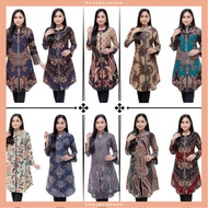 Current VIRAL Batik Tunic Women Zipper M L XL XXL JUMBO
