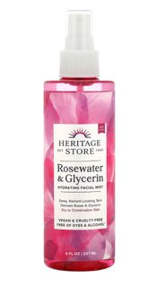  Heritage Store Rosewater & Glycerin 237ml Hydrating Face Mist