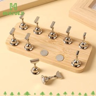 HUAYUEJI Nail Tips Holder, Practice Holder Nail Art Magnetic Nail Practice Stand, Adjustable Nail Di
