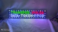 tulisan led sign TRANSFER PULSA DATA TOKEN PPOB
