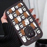 Casing hp for OPPO A5 2020 A9 2020 Case Bears and pandas fully stamped Kasing silicone Cesing Softca